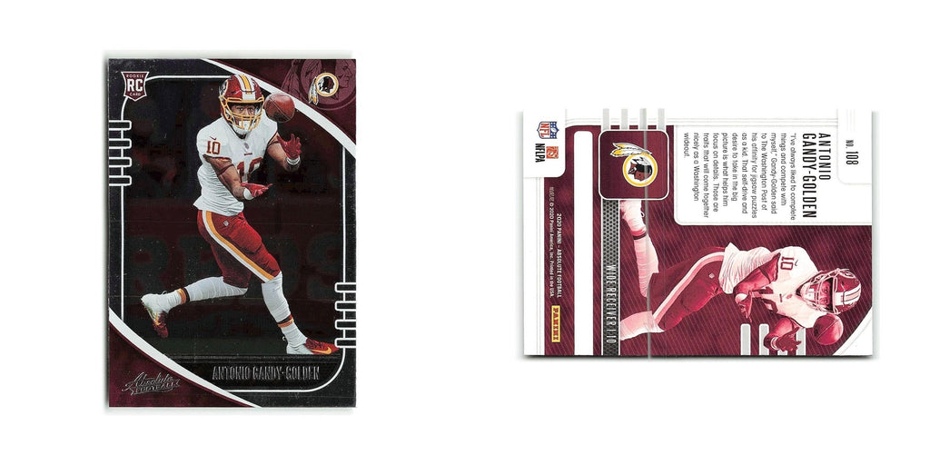 Antonio Gandy-Golden Rookie 2020 Panini Absolute #108 Washington Redskins NM