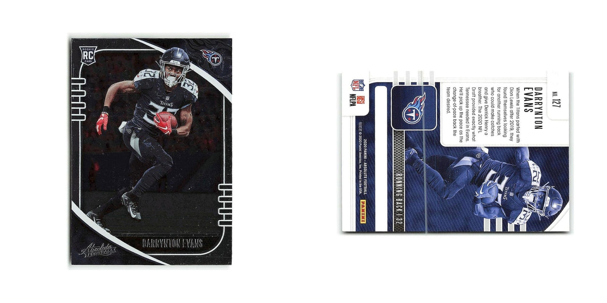 Darrynton Evans Rookie 2020 Panini Absolute #127 Tennessee Titans NM