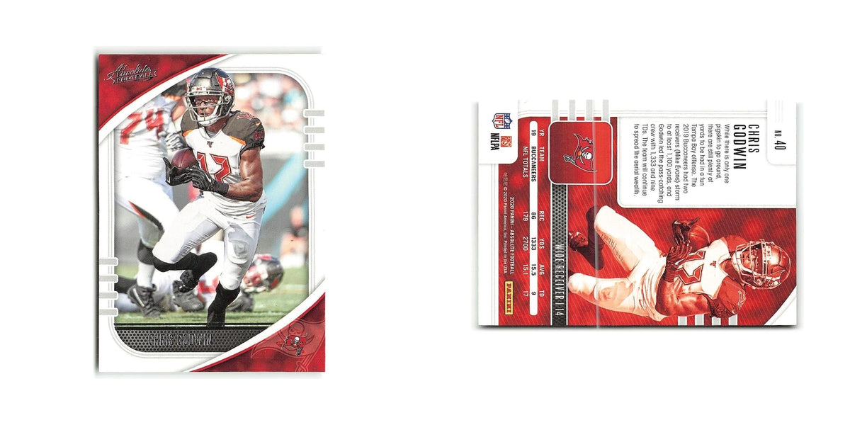 Chris Godwin 2020 Panini Absolute #40 Tampa Bay Buccaneers Football Card NM
