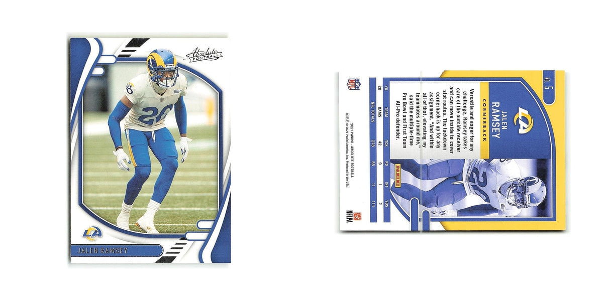 Jalen Ramsey 2021 Panini Absolute #5 Los Angeles Rams Football Card NM