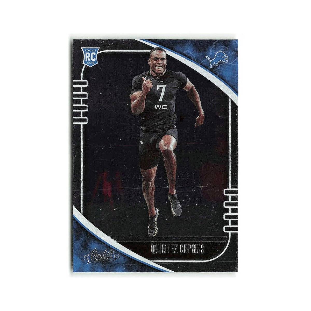 Quintez Cephus Rookie 2020 Panini Absolute #187 Detroit Lions Football Card NM