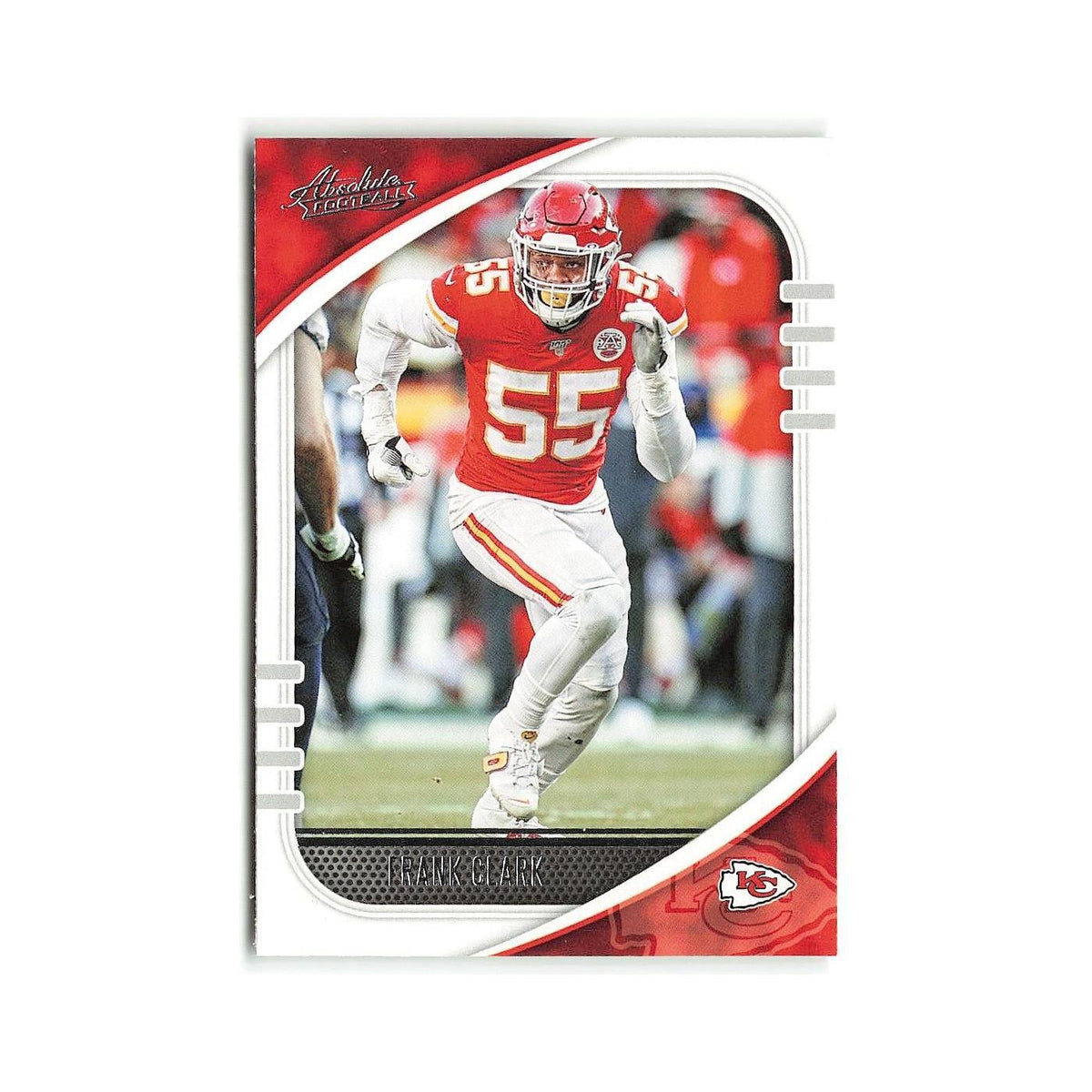 Frank Clark 2020 Panini Absolute #100 Kansas City Chiefs Football Card NM