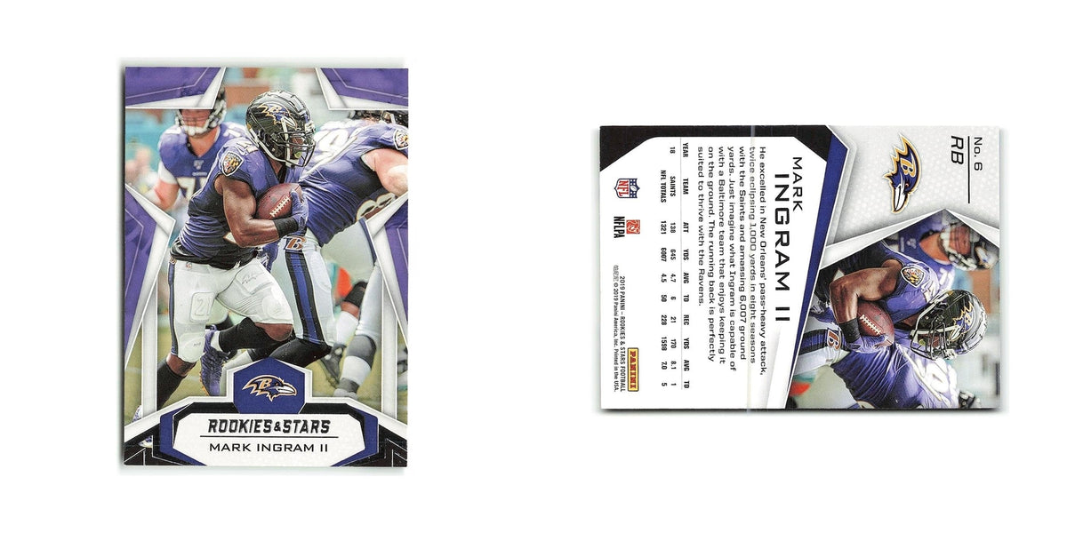 Mark Ingram II 2019 Panini Rookies & Stars #6 Baltimore Ravens Football Card NM
