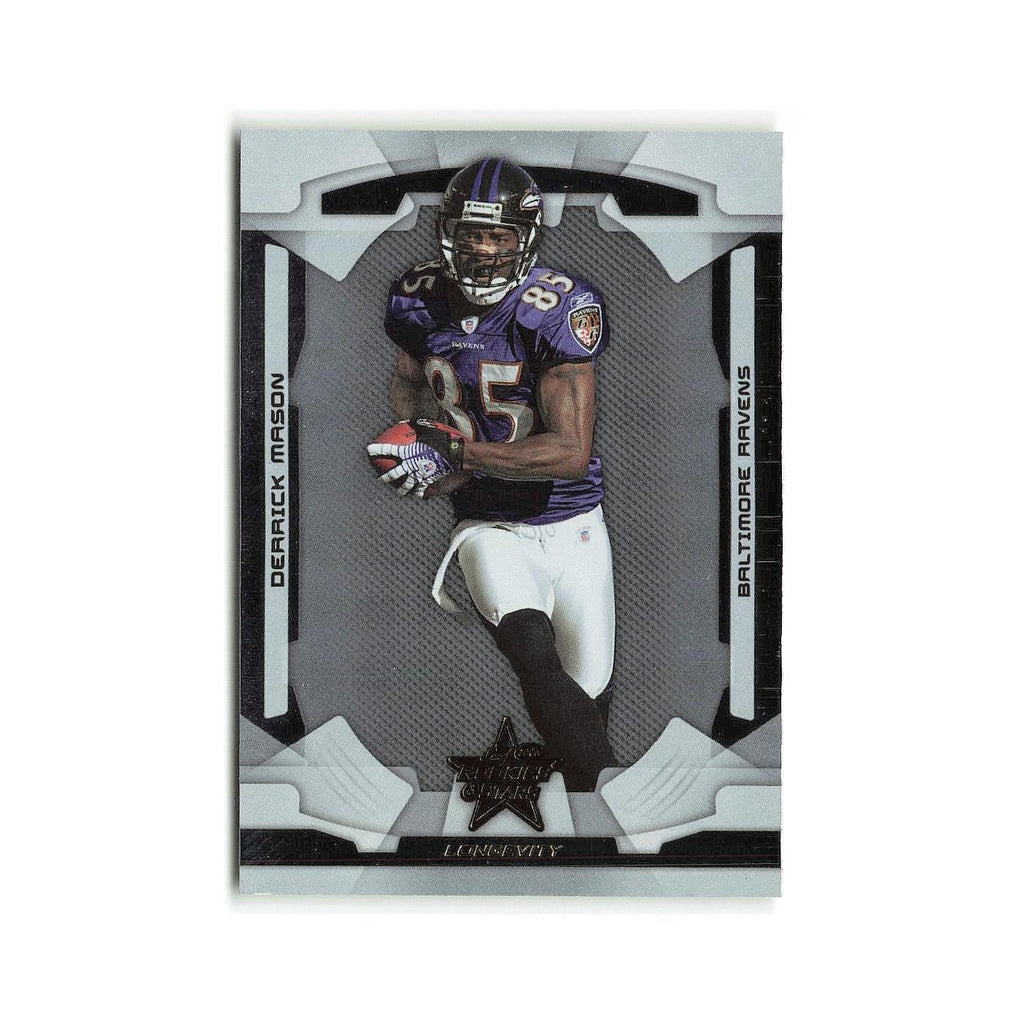 Derrick Mason 2008 Donruss Rookies & Stars #8 Baltimore Ravens Football Card NM