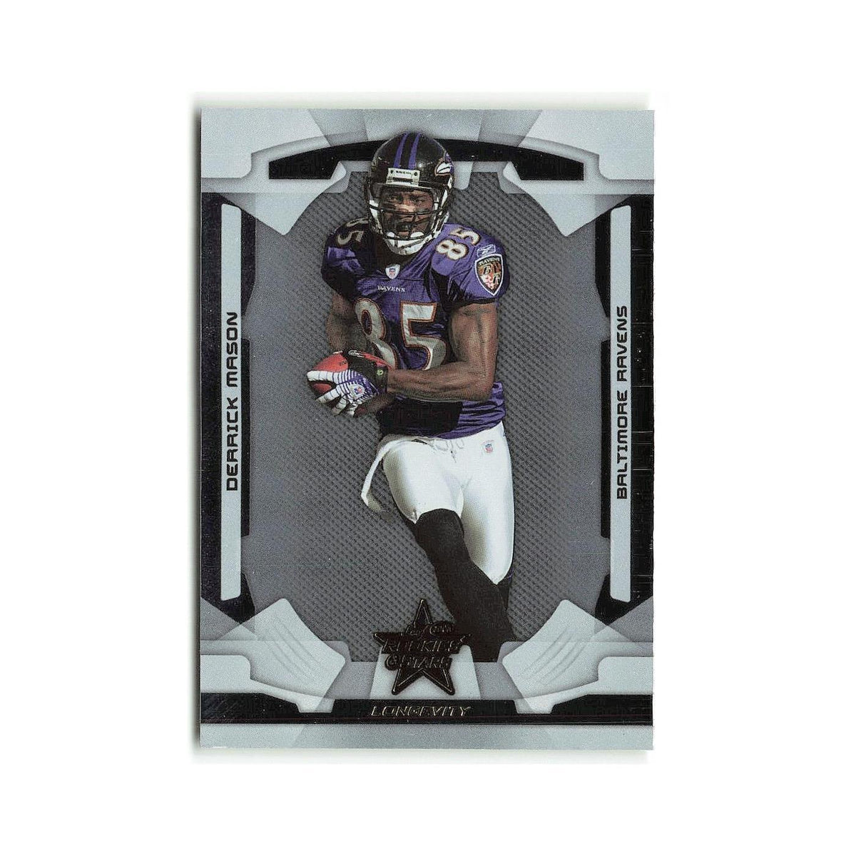 Derrick Mason 2008 Donruss Rookies & Stars #8 Baltimore Ravens Football Card NM