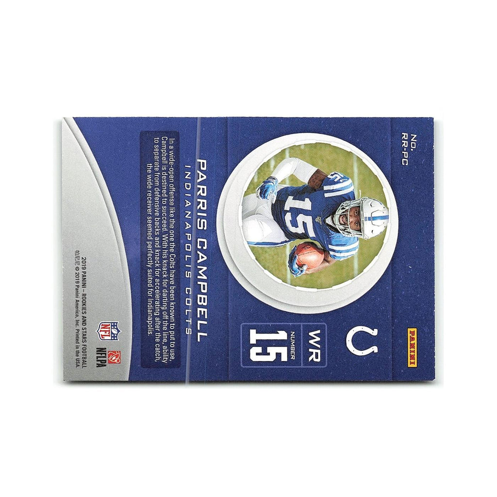 Parris Campbell 2019 Panini Rookies & Stars #15 Indianapolis Colts NM
