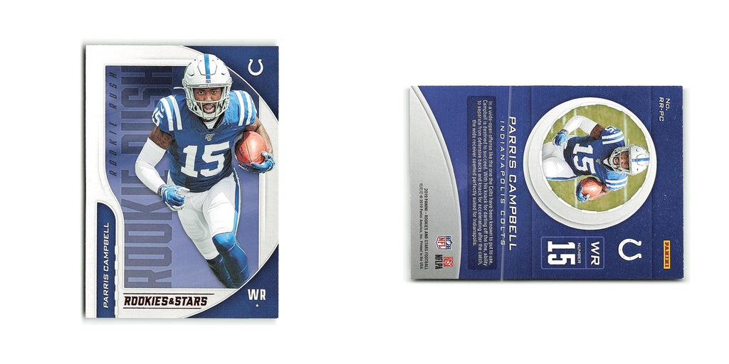 Parris Campbell 2019 Panini Rookies & Stars #15 Indianapolis Colts NM