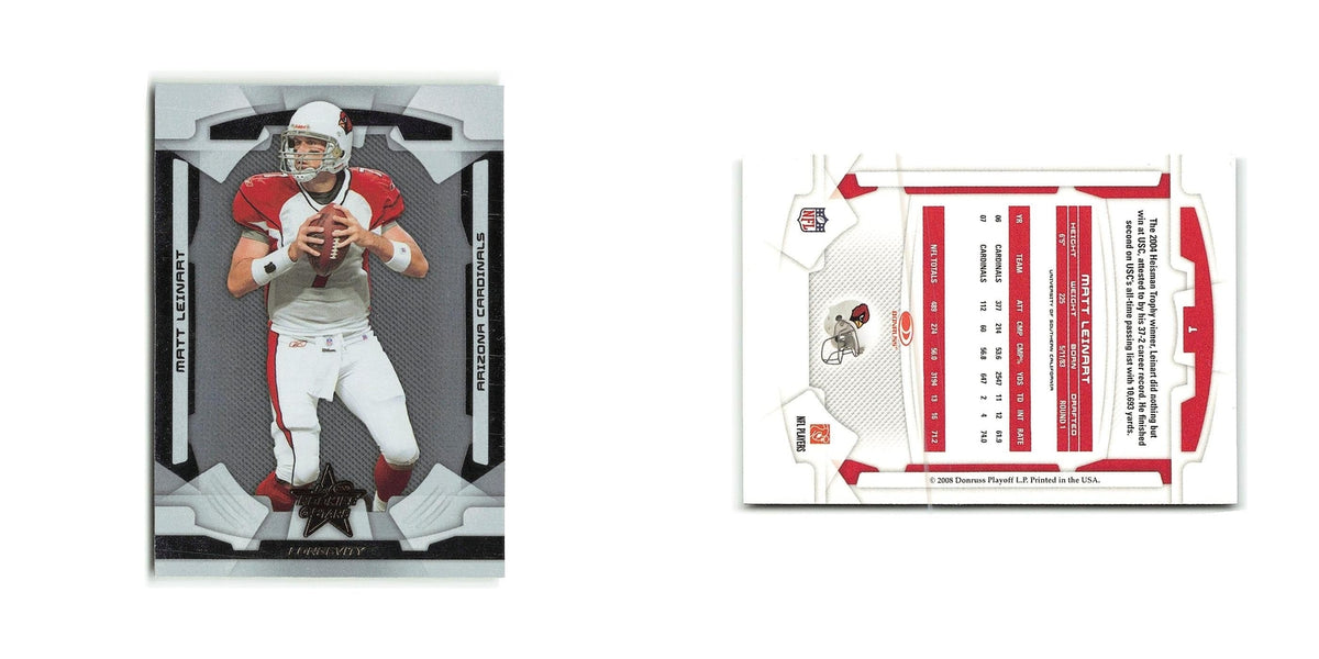 Matt Leinart 2008 Donruss Rookies & Stars #1 Arizona Cardinals Football Card NM