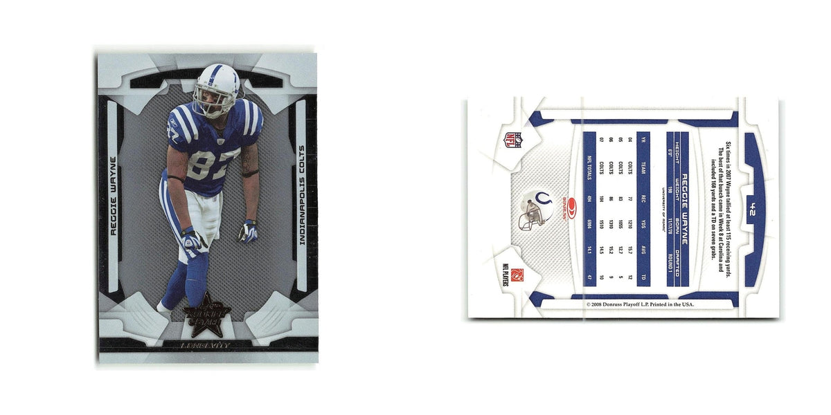 Reggie Wayne 2008 Donruss Rookies & Stars #42 Indianapolis Colts NM