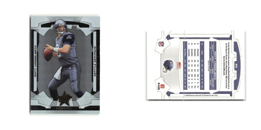 Matt Hasselbeck 2008 Donruss Rookies & Stars #85 Seattle Seahawks NM