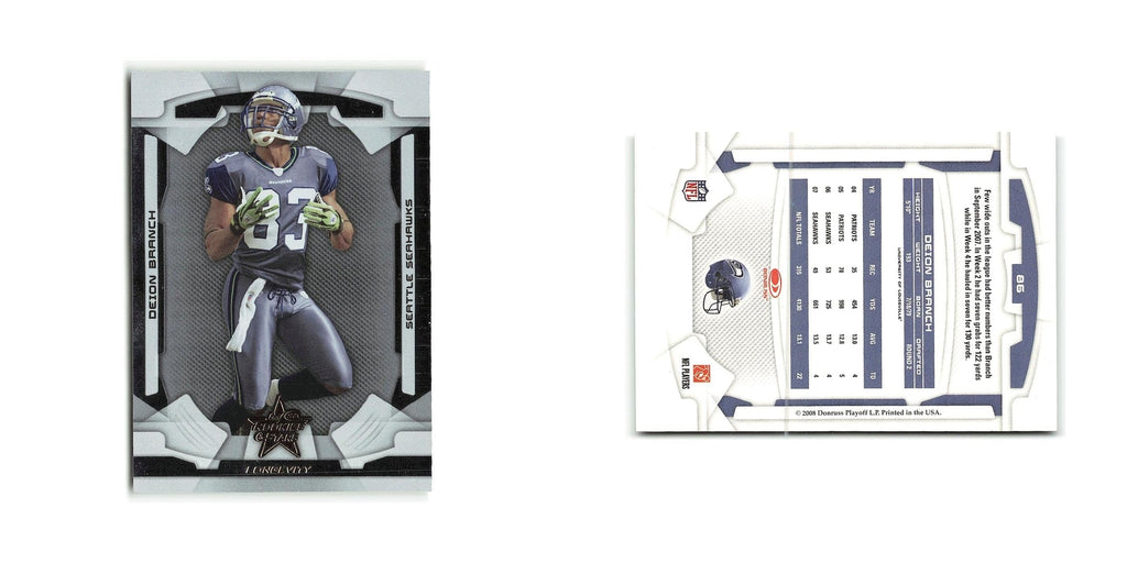 Deion Branch 2008 Donruss Rookies & Stars #86 Seattle Seahawks Football Card NM