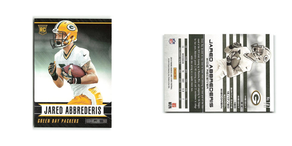 Jared Abbrederis Rookie 2014 Panini Rookies & Stars #147 Green Bay Packers NM