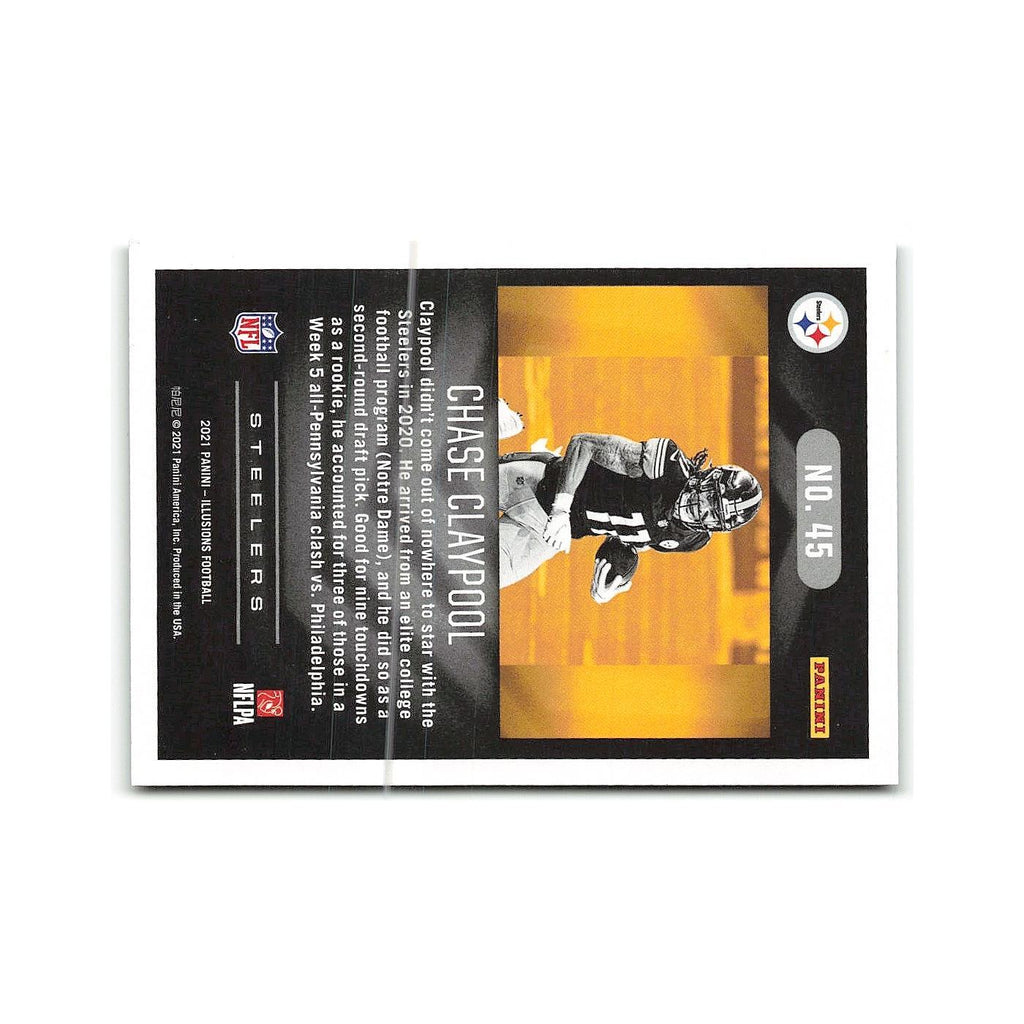 Chase Claypool 2021 Panini Illusions #45 Pittsburgh Steelers Football Card NM