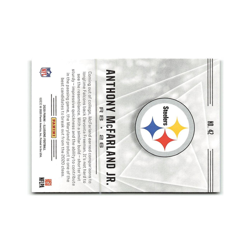 Anthony McFarland Jr. Rookie 2020 Panini Illusions #42 Pittsburgh Steelers NM