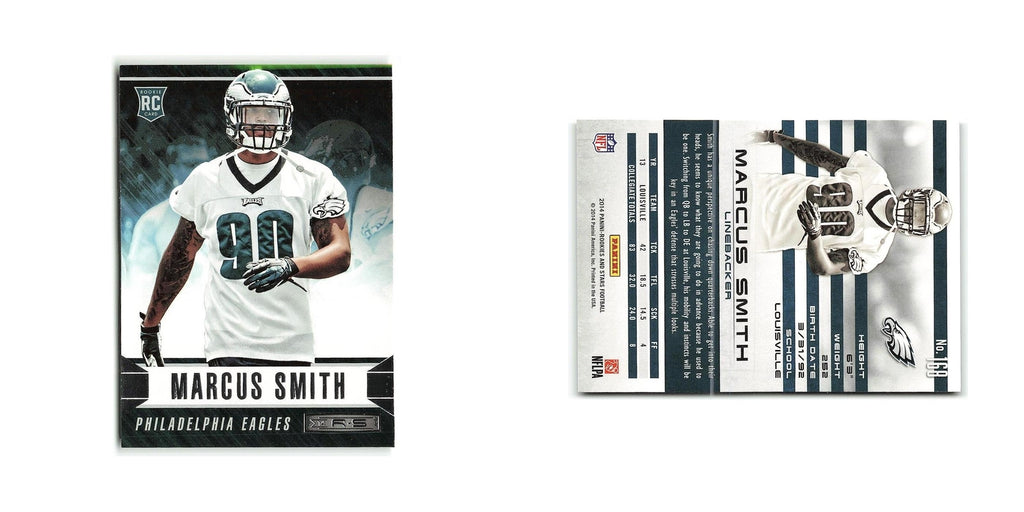 Marcus Smith Rookie 2014 Panini Rookies & Stars #168 Philadelphia Eagles NM