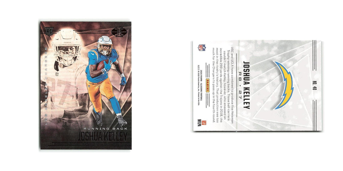 Joshua Kelley Rookie 2020 Panini Illusions #40 Los Angeles Chargers NM