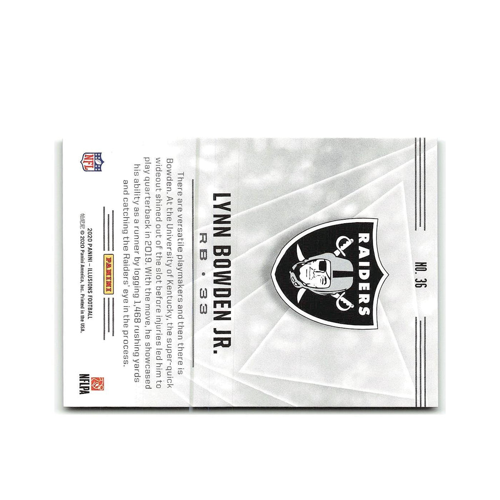 Lynn Bowden Jr. Rookie 2020 Panini Illusions #36 Las Vegas Raiders NM