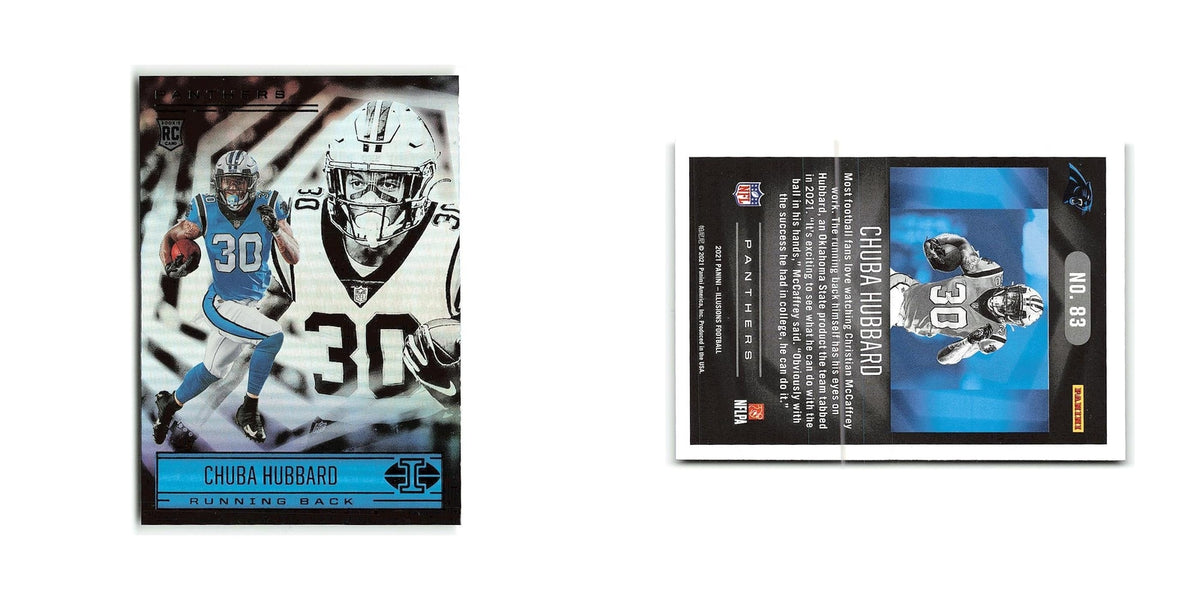 Chuba Hubbard Rookie 2021 Panini Illusions #83 Carolina Panthers NM