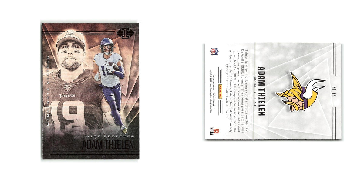Adam Thielen 2020 Panini Illusions #73 Minnesota Vikings Football Card NM