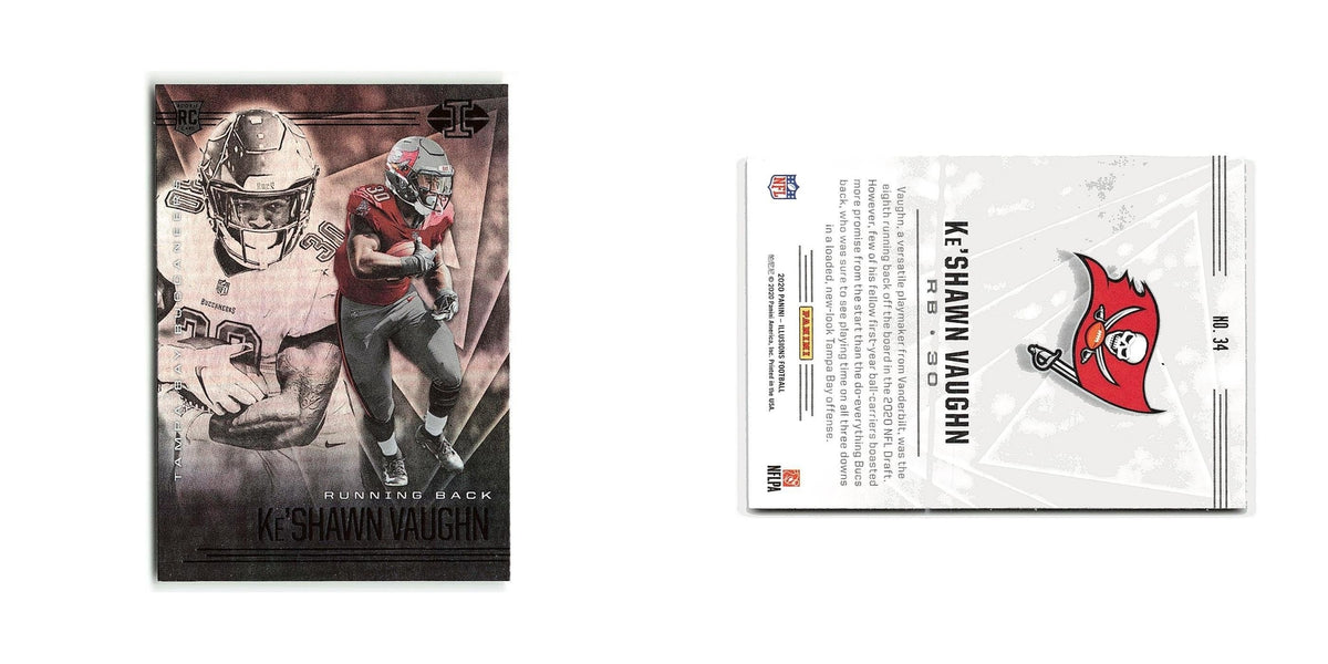 Ke'shawn Vaughn Rookie 2020 Panini Illusions #34 Tampa Bay Buccaneers NM