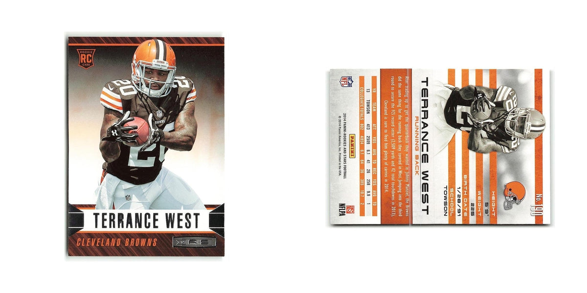 Terrance West Rookie 2014 Panini Rookies & Stars #190 Cleveland Browns NM