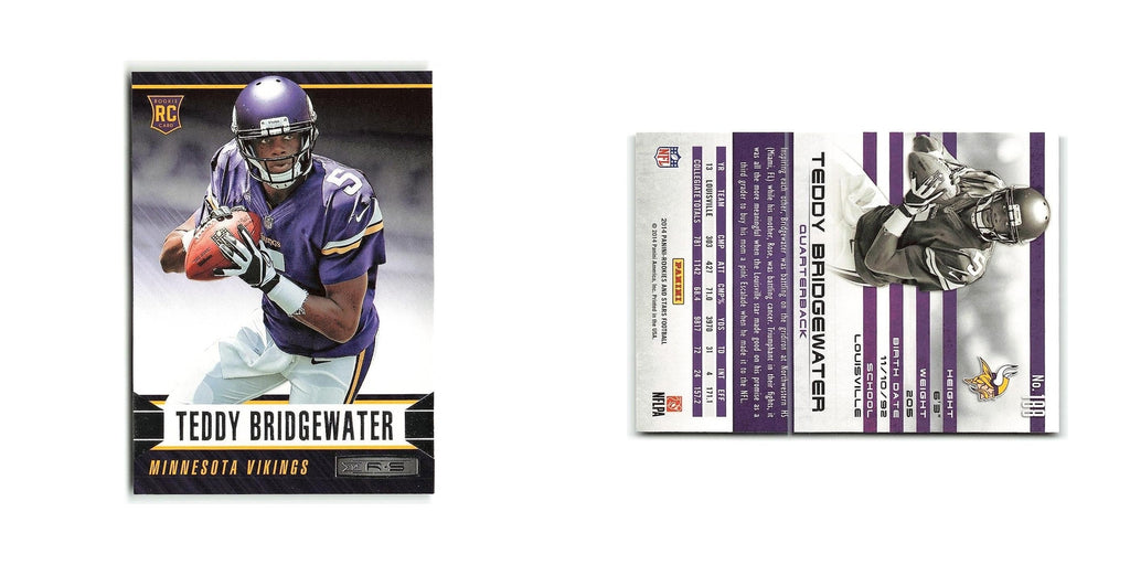Teddy Bridgewater Rookie 2014 Panini Rookies & Stars #188 Minnesota Vikings NM