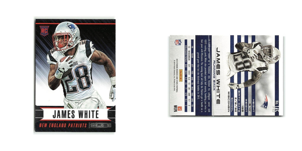 James White Rookie 2014 Panini Rookies & Stars #145 New England Patriots NM