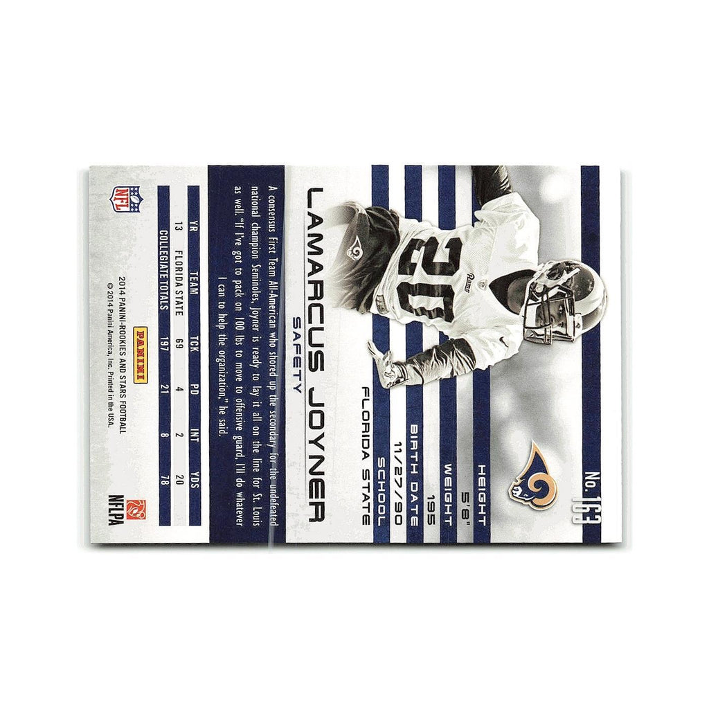 Lamarcus Joyner Rookie 2014 Panini Rookies & Stars #163 St. Louis Rams NM