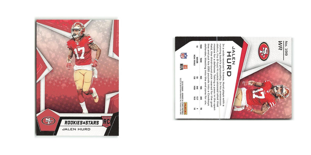 Jalen Hurd Rookie 2019 Panini Rookies & Stars #199 San Francisco 49ers NM