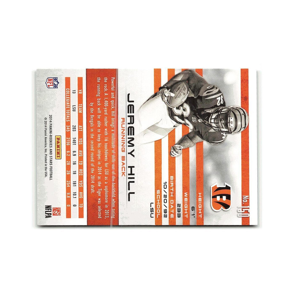 Jeremy Hill Rookie 2014 Panini Rookies & Stars #150 Cincinnati Bengals NM