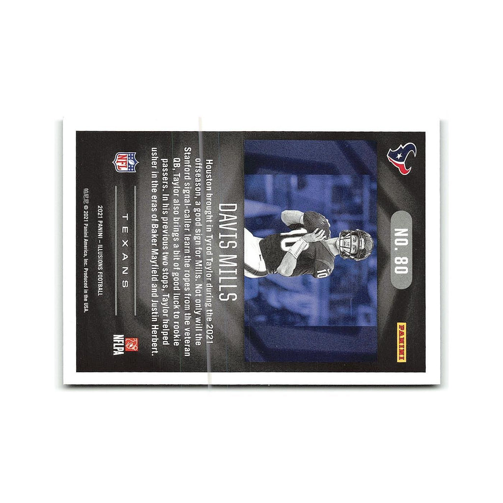 Davis Mills Rookie 2021 Panini Illusions #80 Houston Texans Football Card NM