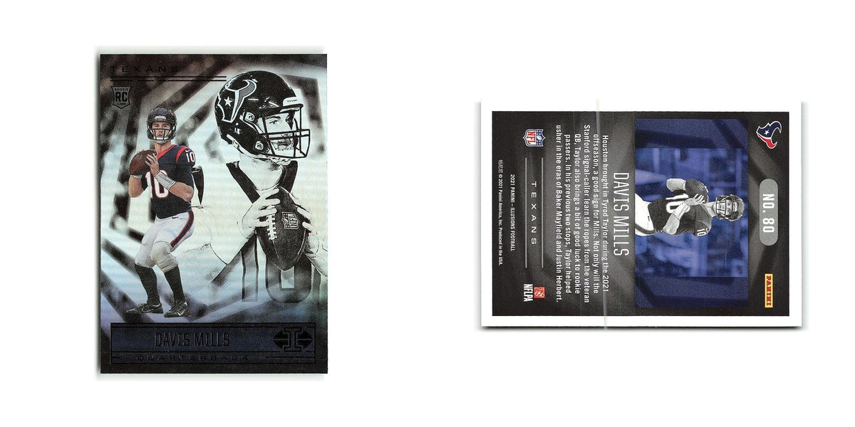 Davis Mills Rookie 2021 Panini Illusions #80 Houston Texans Football Card NM