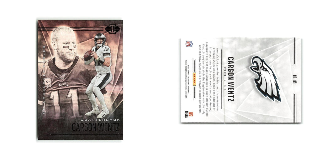 Carson Wentz Rookie 2020 Panini Illusions #85 Philadelphia Eagles NM