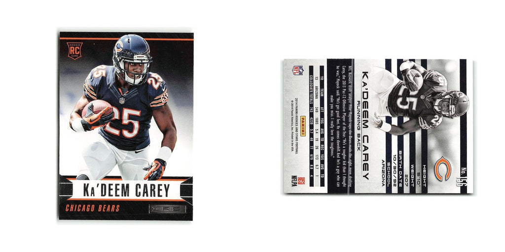 Ka'Deem Carey Rookie 2014 Panini Rookies & Stars #156 Chicago Bears NM