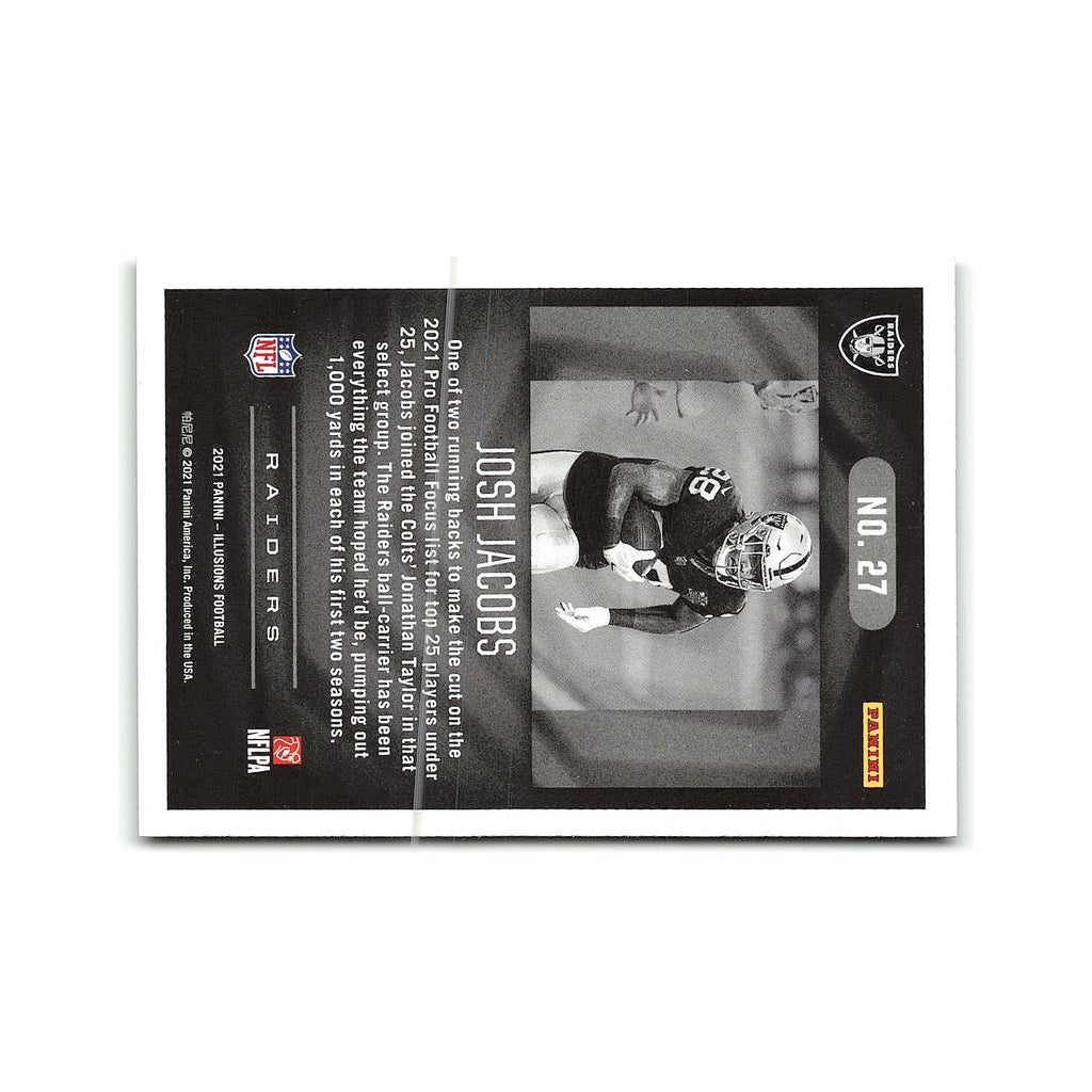 Josh Jacobs 2021 Panini Illusions #27 Las Vegas Raiders Football Card NM