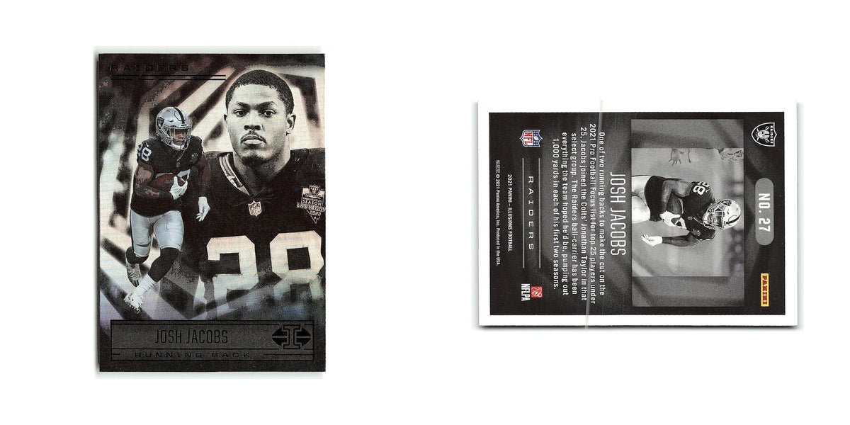 Josh Jacobs 2021 Panini Illusions #27 Las Vegas Raiders Football Card NM