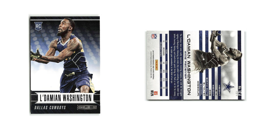 L'Damian Washington Rookie 2014 Panini Rookies & Stars #164 Dallas Cowboys NM