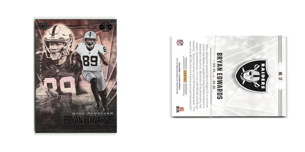 Bryan Edwards Rookie 2020 Panini Illusions #37 Las Vegas Raiders NM
