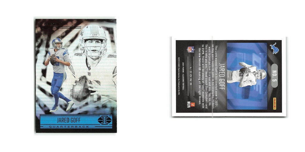 Jared Goff 2021 Panini Illusions #5 Detroit Lions Football Card NM