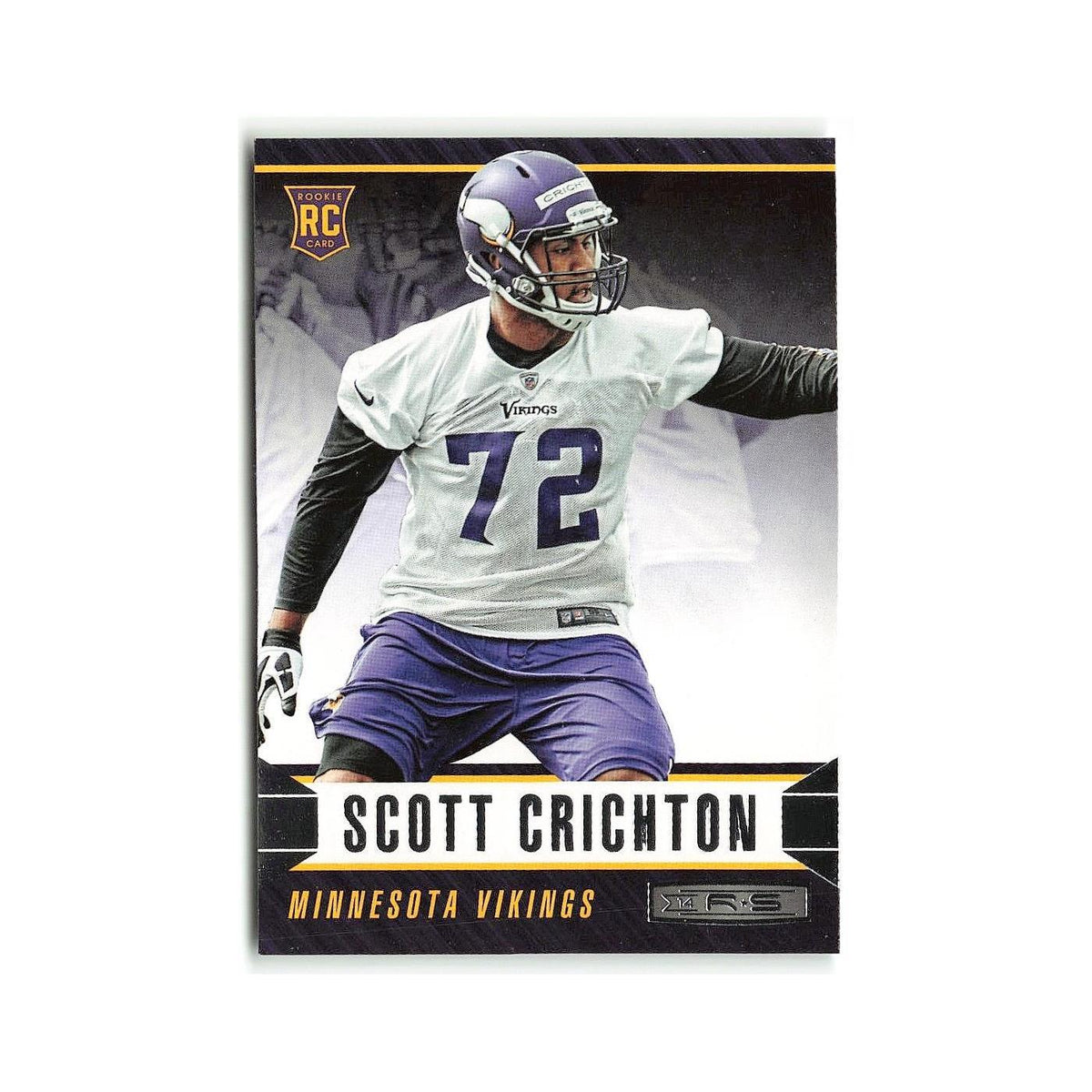 Scott Crichton Rookie 2014 Panini Rookies & Stars #181 Minnesota Vikings NM