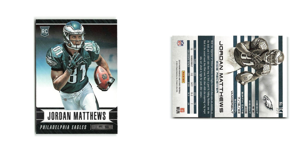 Jordan Matthews Rookie 2014 Panini Rookies & Stars #154 Philadelphia Eagles NM