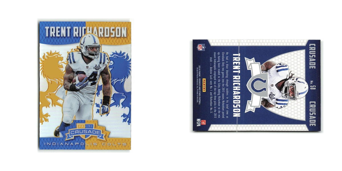 Trent Richardson 2014 Panini Rookies & Stars Crusade Blue #50 Colts NM