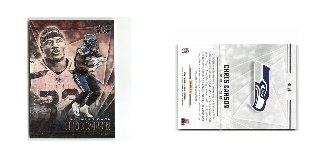 Chris Carson 2020 Panini Illusions #94 Seattle Seahawks Football Card NM
