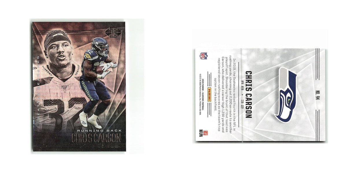 Chris Carson 2020 Panini Illusions #94 Seattle Seahawks Football Card NM