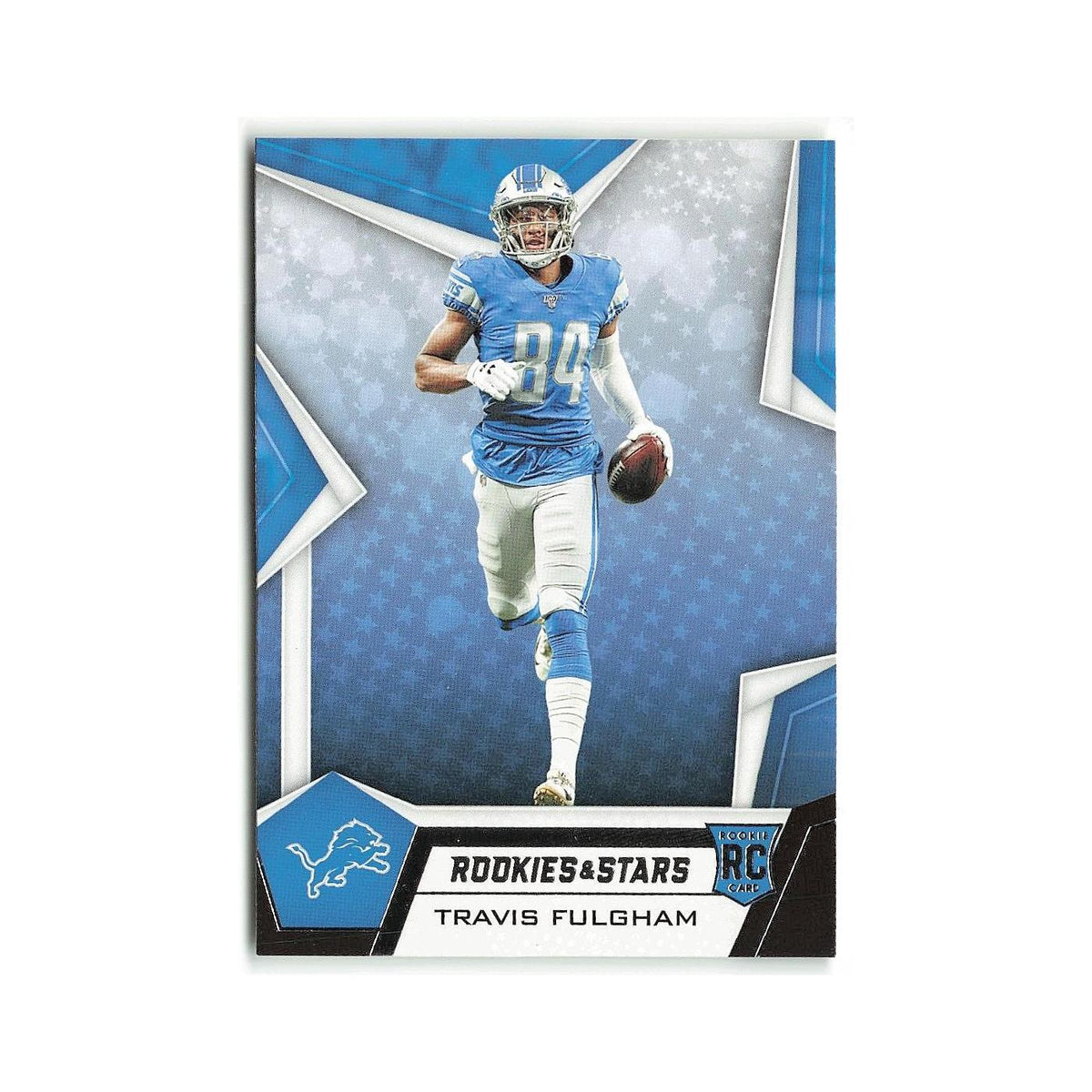 Travis Fulgham Rookie 2019 Panini Rookies & Stars #145 Detroit Lions NM