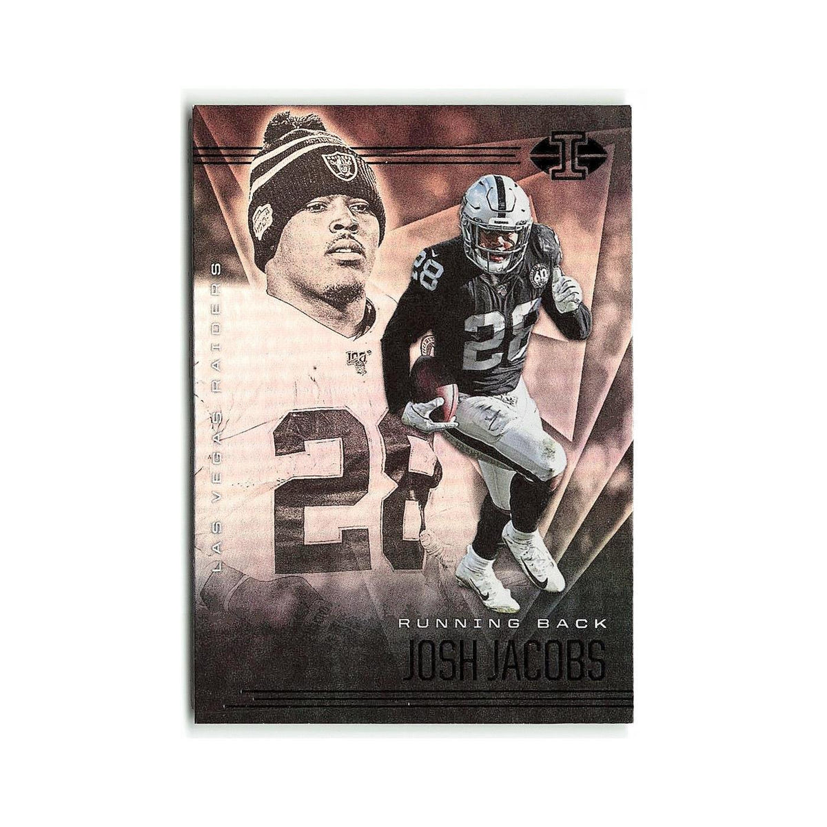 Josh Jacobs 2020 Panini Illusions #84 Las Vegas Raiders Football Card NM