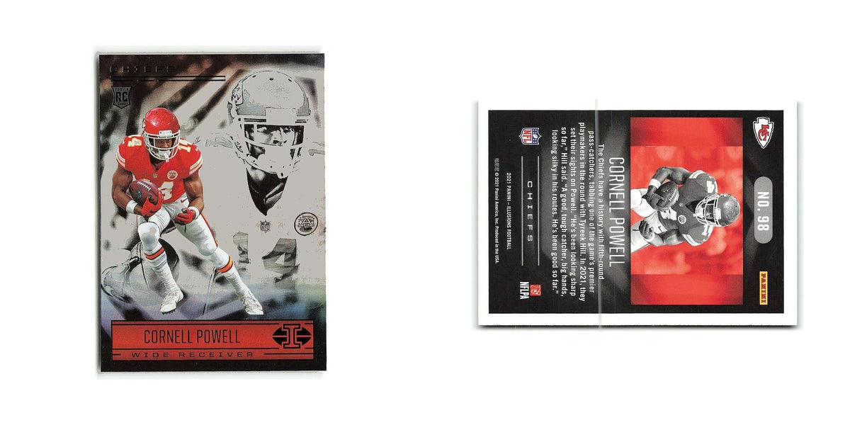 Cornell Powell Rookie 2021 Panini Illusions #98 Kansas City Chiefs NM