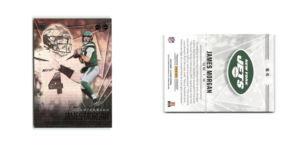 James Morgan Rookie 2020 Panini Illusions #45 New York Jets Football Card NM