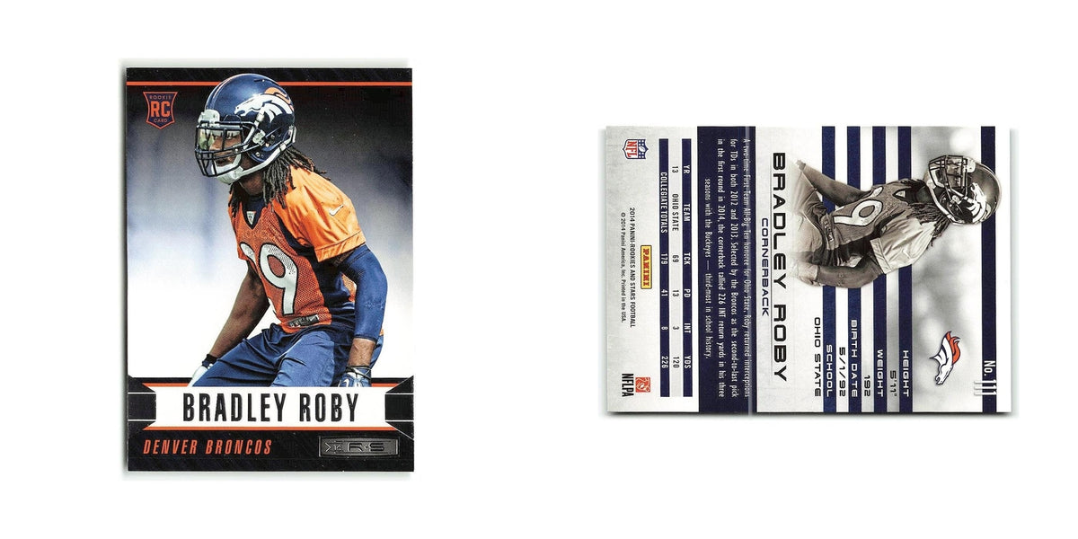 Bradley Roby Rookie 2014 Panini Rookies & Stars #111 Denver Broncos NM