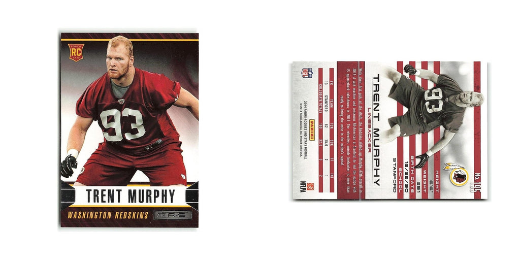 Trent Murphy Rookie 2014 Panini Rookies & Stars #195 Washington Redskins NM